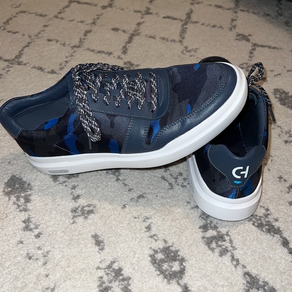 Cole Haan GRANDPRØ AM Golf Sneaker Blue Camo - Picture 3 of 6